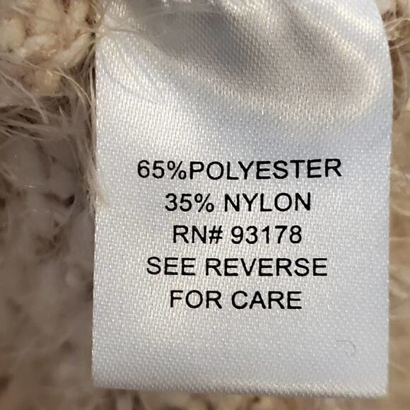 CHELSEA and Theodore super soft nubby teddy bear jaket cardigan plus size 1X - Picture 7 of 7